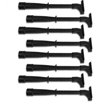 MSD 34753 HEMI TUBES, BLACK Set of 8 Hemi Tubes, Elbows, End Caps and Screws, Black